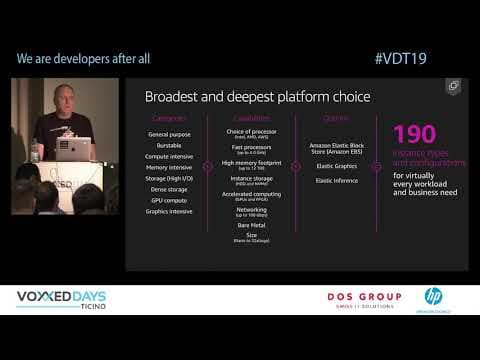 [VDT19] What would you do with 10^6 cores? High Performance Computing in the AWS Cloud by Frank Munz