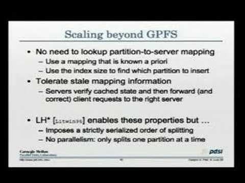 Seattle Conference on Scalability: GIGA+: Scalable Directori