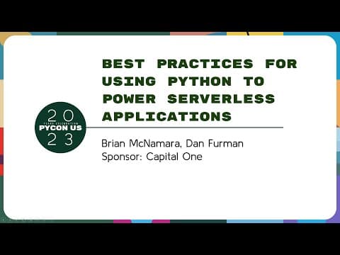 Sponsor Presentation - Brian McNamara, Dan Furman: Using Python to Power Serverless Applications
