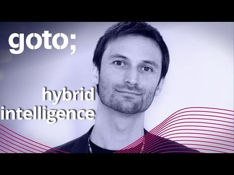 Hybrid Intelligence: First Rate Humans, Not Second Class Robots • Jacob Sherson • GOTO 2021