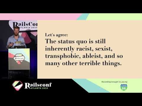 RailsConf 2023 - Upgrading the Ruby Community by Pat Allan