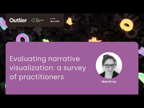 Nina Errey—Evaluating narrative visualization: a survey of practitioners (Talk, Outlier 2023)