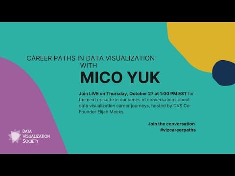 Career Paths in Data Viz: Mico Yuk