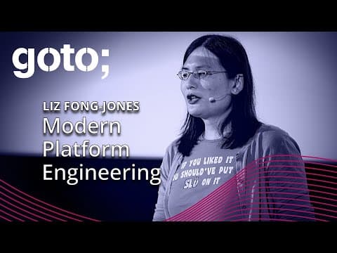 Modern Platform Engineering: 9 Secrets of Generative Teams • Liz Fong-Jones • GOTO 2023
