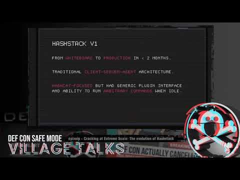 DEF CON Safe Mode Password Village - Jeremi Gosney  - Cracking at Extreme Scale