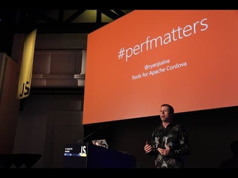 Ryan J Salva: JS performance in mobile web and hybrid apps… because science! - JSConf.Asia 2015