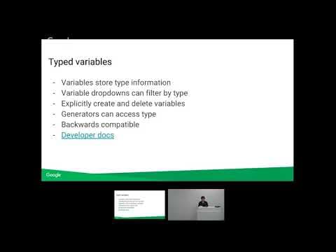 Blockly Developer Summit 2018: Show and Tell of New Features for Blockly