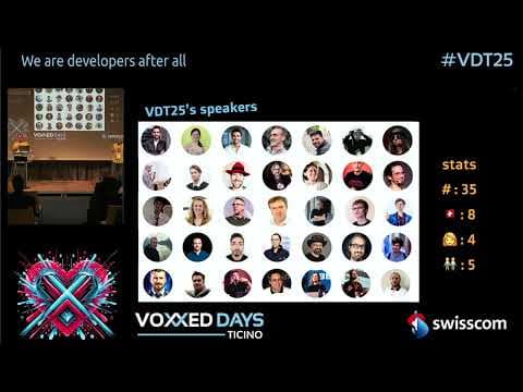 Welcome to the 10th edition of Voxxed Days Ticino by Tiziano Leidi and Federico Yankelevich