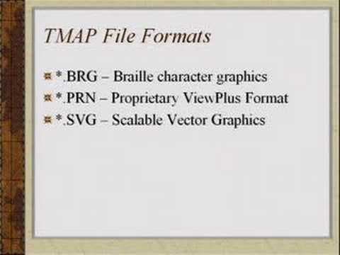 Tactile Maps Automated Production (TMAP)