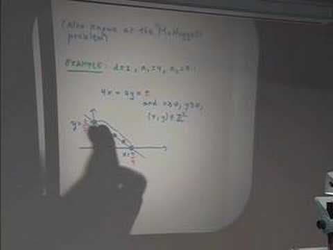 Bay Area Discrete Math Day XII: Integer Linear Programming