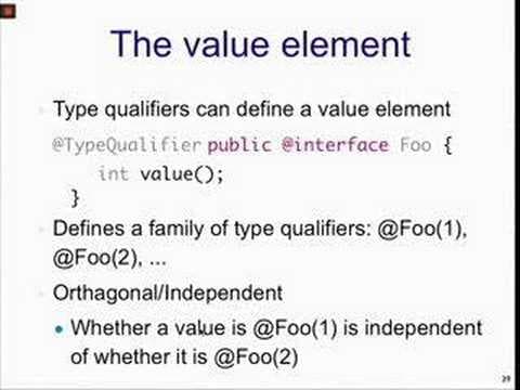 Advanced Topics in Programming Languages: JSR-305: Java...