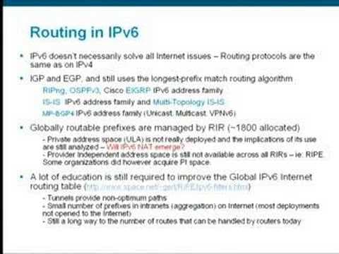 Google IPv6 Conference 2008: Planning for the IPv6 Integration