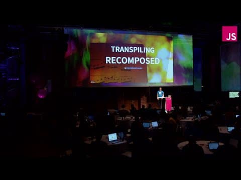 Peter Müller: Transpiling Recomposed | JSConf EU 2015