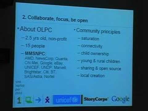 Our Stories Project: OLPC, UNICEF, Google, StoryCorps