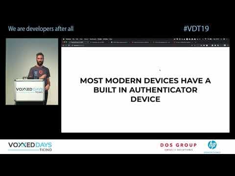 [VDT19] Passwords are so 1990 by Sam Bellen