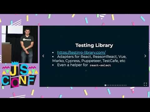 Componentizing end-to-end tests - Nicholas Boll - JSConf US 2019