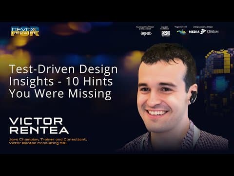 Test-Driven Design Insights - 10 Hints You Were Missing | Victor Rentea | Devoxx Ukraine 2023