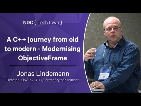 A C++ journey from old to modern - Modernising ObjectiveFrame - Jonas Lindemann