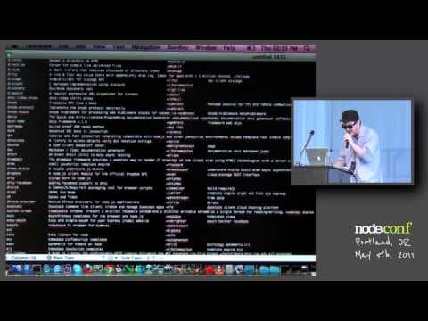 Marak Squires: Every node.js module ever!