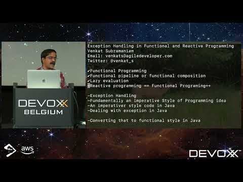 Exception Handling in Functional and Reactive Programming  by Venkat Subramaniam