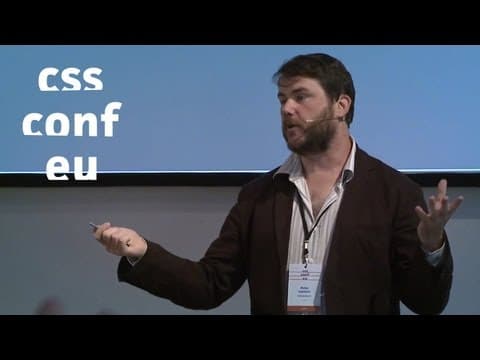 [CSSconf.eu 2013] Peter Gasston - Future CSS in Web Components