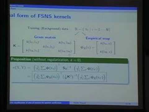 On Sequence Kernels for SVM classification of sets of...