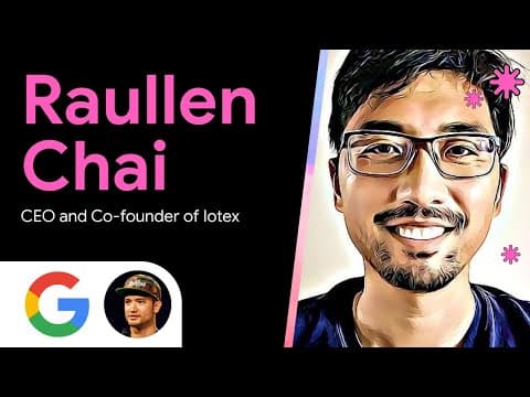 Raullen Chai | CEO & Co-founder of IoTex | web3 talks | Oct 6th 2022 | Hosted by Raphael Hyde