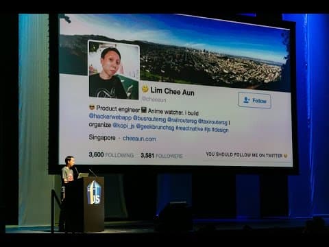 Lim Chee Aun: Bridging Connections - JSConf.Asia 2016