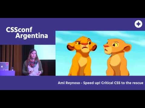 "Speed up! Critical CSS to the rescue" (Spanish) - Ami Reynoso