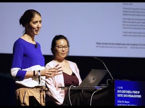 Shirley Wu & Nadieh Bremer: Datasketch|es - A Year Of Exotic Data Visualizations - JSConf.Asia 2018