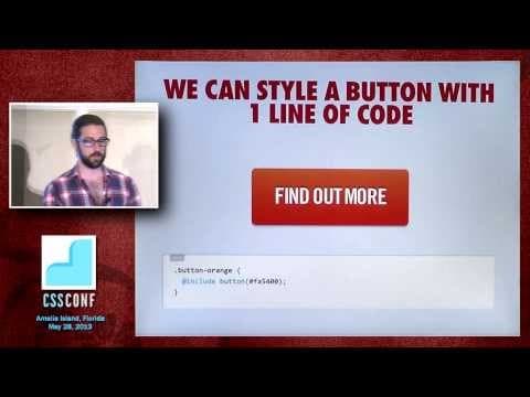 [CSSConfUS 2013] Tim Hettler: Sweating the Small Stuff: Recreating Subtle Design Details Using Sass