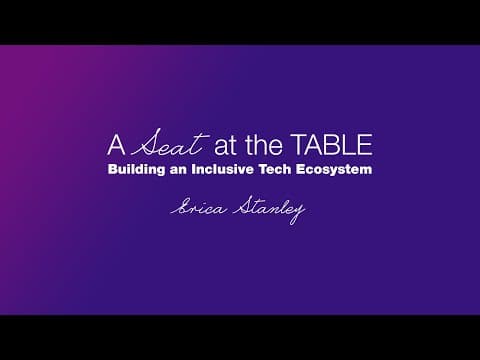 A Seat at the Table: Building Inclusive Ecosystems - Erica Stanley | JSConf Hawaii 2020