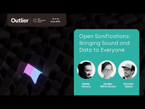 Jamie Perera, Jordan Wirfs-Brock, & Duncan Geere—Open Sonifications (Outlier 2024)