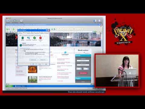 Jenn Lukas: JavaScript and Web Standards Sitting in a Tree