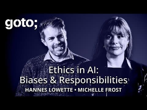 Ethics in AI's Wild West: Biases & Responsibilities • Michelle Frost & Hannes Lowette • GOTO 2025