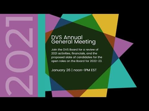 DVS Annual General Meeting (2021)
