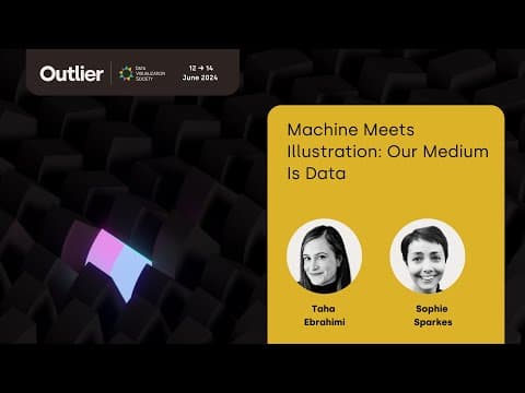 Sophie Sparkes & Taha Ebrahimi—Machine Meets Illustration Our Medium Is Data (Outlier 2024)