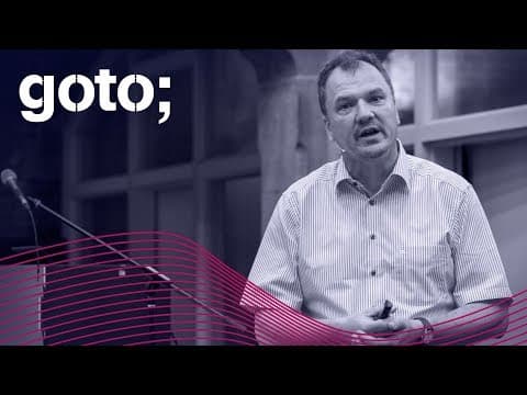 Software Architecture in the Age of Things • Frank Buschmann • GOTO 2018