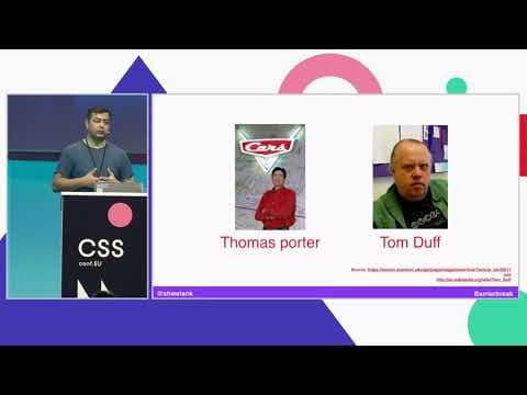 CSSconf EU 2018 | Shwetank Dixit: Simulating Low-Vision Conditions with CSS, SVG and WebRTC