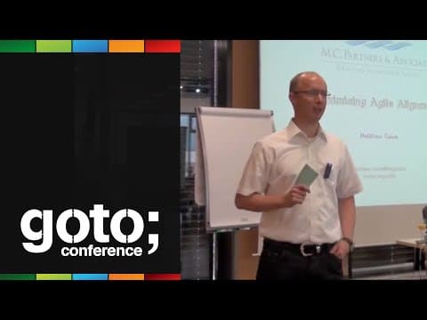 Maximising Agile Alignment • Matthew Caine • GOTO 2011