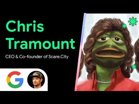 Chris Tramount | CEO and Co-Founder of Scare.City | web3 talks | Aug 25th 2022 | MC: Raphael Hyde