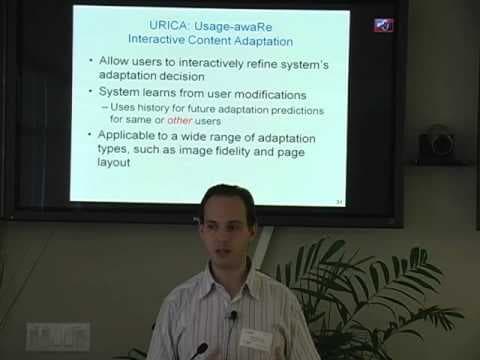 End User Customization for the Mobile Web