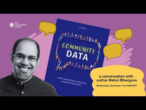 Community Data: a conversation with author Rahul Bhargava