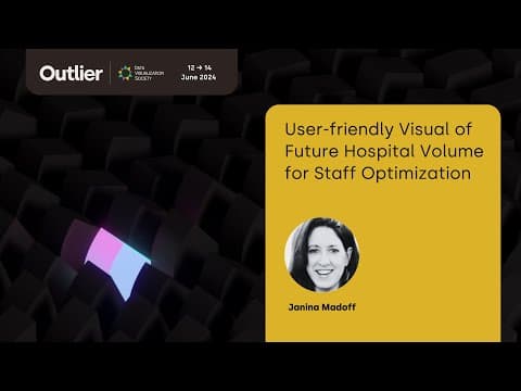 Janina Madoff—User friendly Visual of Future Hospital Volume for Staff Optimization (Outlier 2024)