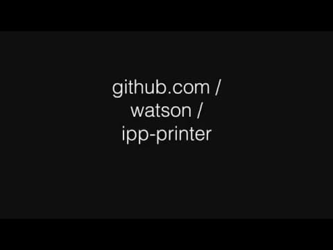 Thomas Watson - Emulating Printers – JSConf US 2015