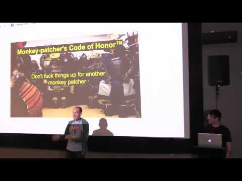Forrest L Norvell & Brian Ford: MONKEYPATCH THE PLANET! | NodeConf ONE-SHOT | JSFest Oakland 2014