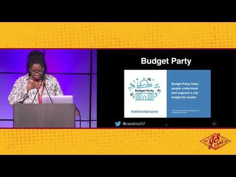 CivicHacking.JS: Helping your Community using JavaScript - Caroline Dikibo - JSConf US 2018
