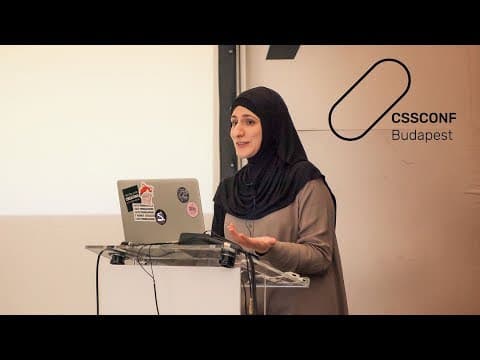 Sara Soueudan: The [svg] of .svg | CSSConf Budapest 2017