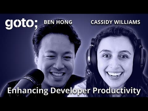 Enhancing Productivity with Tools, Aesthetics & AI • Cassidy Williams & Ben Hong • GOTO 2024