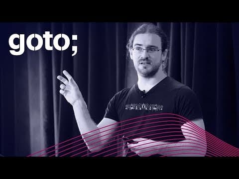 Depression and Burnout: the Hardest Refactor I’ve ever done • Jérôme Petazzoni • GOTO 2019